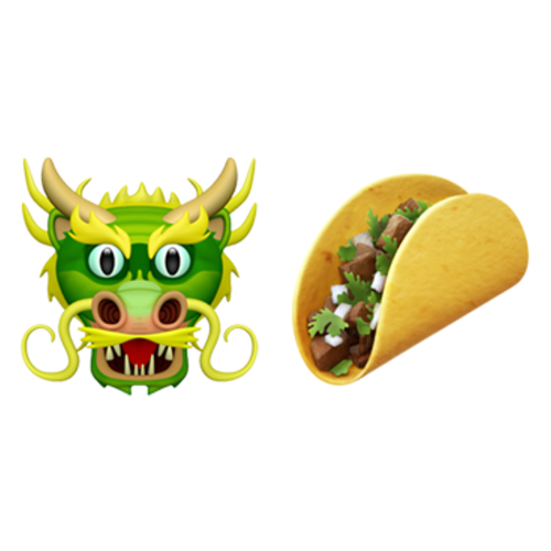 🐲🌮 Emoji Domain iOS rendering